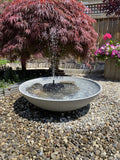 New Amazing Large Veradek LANE BOWL planter – 32 inch Diameter Grey! Quite Large, much larger than pic shows, nearly 3 feet in diameter! Also great as a fountain! Retails $110+