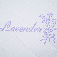 Hypoallergenic Water Resistant Lavender Infused Bamboo Fitted Mattress Protector/Pad, Queen!