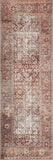 New Loloi II Layla Collection Area Rug Runner, LAY-11 Cinnamon / Sage 2'-6" x 9'-6"