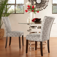 New in box! Great Quality Darby Home Co. Lea Upholstered Dining Chairs (Set of 2) Grey! Wayfair item! Retails $375 w/tax on sale!