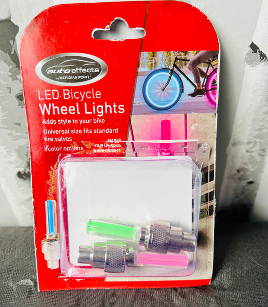 New awesome set of 2 LED Bike Lights! No wires needed, batteries included-long life span! Waterproof, shockproof!