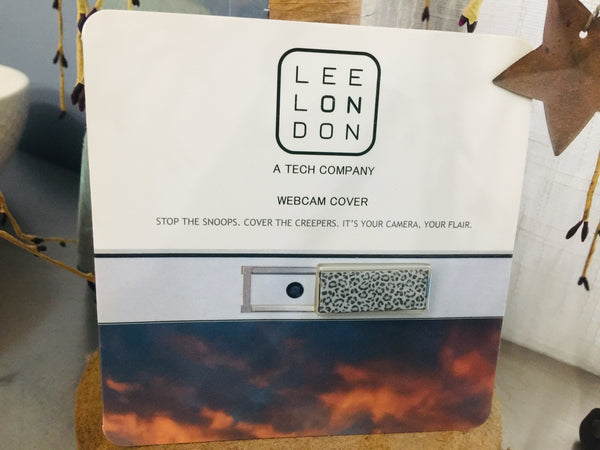 New in package! Nordstrom Item!  Webcam Cover LEE LONDON, Snow Leopard! For your laptop or personal tablet! Interchangeable face plate!
