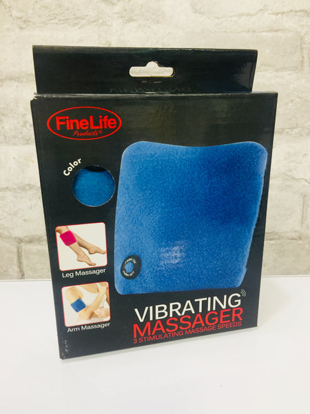 Brand new Fine Life Soothing Relief Vibrating Leg & Arm Massager, Blue!