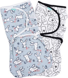 New 2 Pack Lekebaby Baby Newborn Swaddle Wrap Blanket 0-3 Months Unisex, 100% Cotton, Pack of 2! Retails $30+