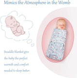 New 2 Pack Lekebaby Baby Newborn Swaddle Wrap Blanket 0-3 Months Unisex, 100% Cotton, Pack of 2! Retails $30+