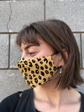 New Baggu 100% Organic Quilter’s Cotton Leopard Face Mask! One Size!