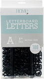 Dcwv Letterboard Letters & Characters 1" 188/Pkg-Black