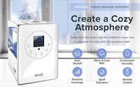 Brand new Levoit Warm & Cool Mist Ultrasonic Humidifier with ultrasonic mist for plants! Remote/Touch control, Large Display! Auto shut off! Great Reviews!