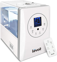 Brand new Levoit Warm & Cool Mist Ultrasonic Humidifier with ultrasonic mist for plants! Remote/Touch control, Large Display! Auto shut off! Great Reviews!