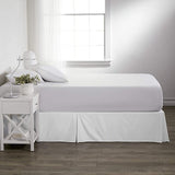 New in package! Linen Market Pleated Bed Skirt, Queen, White! 14 inch drop!