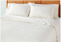 New Great Quality Linen Blend Comforter Set by Hearth & Hand™ with Magnolia in Off White, Sz Full/Queen! Joanna Gaines Exclusive Collection! Retails $175+