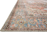Brand new Great Quality Velvety Soft & Luxurious underfoot Loloi (LOLAH) LORELQ-14BKML Loren Indoor Area Rugs, 3'-6" x 5'-6", Terracotta/Sky! Retails $192+