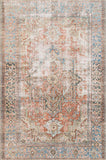 Brand new Great Quality Velvety Soft & Luxurious underfoot Loloi (LOLAH) LORELQ-14BKML Loren Indoor Area Rugs, 3'-6" x 5'-6", Terracotta/Sky! Retails $192+