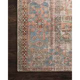 Brand new Great Quality Velvety Soft & Luxurious underfoot Loloi (LOLAH) LORELQ-14BKML Loren Indoor Area Rugs, 3'-6" x 5'-6", Terracotta/Sky! Retails $192+