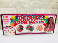 Deluxe Loom Band Kit! Includes Weaving Tool, 100 Bands, 6 Charms & More!