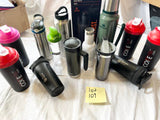 Lot 109- Assorted Water Bottles, Travel Mugs, Shaker Bottles Mixed condition, New/Used/Returns, 14 Pieces