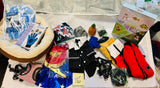 Lot 150, Large Lot Pets, Pet bed, Coats, outfits, Toys, Leash, Grooming etc, 19 Pieces