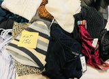 Lot 156- Large Women's Clothing Lot, Mixed New/Returns, Nordstrom/Amazon, Tops, Pants, designer boots, swim, winter boots, 30 Pieces, Retails $600+