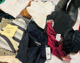 Lot 156- Large Women's Clothing Lot, Mixed New/Returns, Nordstrom/Amazon, Tops, Pants, designer boots, swim, winter boots, 30 Pieces, Retails $600+