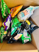 New sealed Chip Lot 402, 15 Pack large bags! Rock Salt & Vinegar, Que Pasa, Yogurt/onion, honey dijon, sea salt, hard bite natural, BB 4/5/6/22