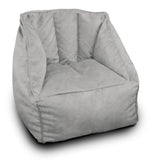 New Lounge & Co Bean Bag Chair Grey, 23"X23"X26"H