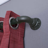 New Wayfair 18"-36" W Black Lovina Wrap Single Curtain Rod by Williston Forge!