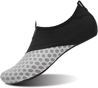 New L-RUN Water Sports Shoes Womens/Mens Quick-Dry Barefoot Aqua Socks for Swim Beach Pool Surf Yoga, Mens 6-7.5/womens 8.5-9.5