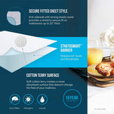 New Lucid Premium Hypoallergenic 100-Percent Waterproof Mattress Protector, 15 Year Warranty, King, deep pocket up to 22 inches!