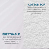 New Lucid Premium Hypoallergenic 100-Percent Waterproof Mattress Protector, 15 Year Warranty, King, deep pocket up to 22 inches!