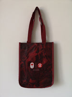 New LULULEMON Burgundy TEAM CANADA Reusable Shopping Gym Lunch Bag