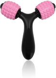 Luwint Y Shaped Manual Foam Roller Massage Stick for Neck Calf Arm Leg Muscles Deep Tissue (Pink), Retails $50+