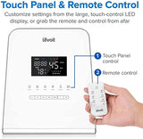 New in box! Levoit Warm and Cool Mist Humidifier for Bedroom Large Room, Babies, 5.5L Ultrasonic Humidifiers with Remote Control, Essential Oil Diffuser, Large LED display, BPA Free, Whisper-quiet, 5 Adjustable Mist and Humidity Levels