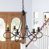 New in box! Dark Bronze Macarthur 6 - Light Candle Style Classic Chandelier by Andover Mills! Retails $240+ on sale!