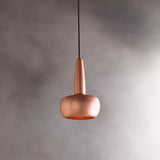 Spun Aluminum Copper & Black Manfredi 1 - Light Single Teardrop Pendant by Wrought Studio! Winner can purchase up to 2 more at winning bid! Retails $350 W/Tax Each!