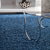 New nuLOOM OZSG02N Marleen Plush Shag Rug, 4' x 6', Navy! Made in Turkey! Retails $150 W/Tax!