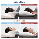 New MARNUR Cervical Pillow Memory Foam Orthopedic Pillow for Neck Pain Sleeping Side & Back & Stomach Sleeper