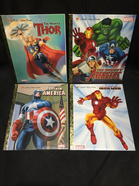Little Golden Books, Hardcover Marvel set of 4 Books!