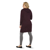 New with tags! George Maternity Lightweight Sweatshirt Dress with pockets! This is also great to wear as a sweater dress when not pregnant! Nice Flowing fabric, Burgundy, Sz S!