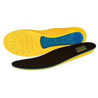 New MEGAComfort Inc. unisex adult shoe insoles, Yellow, Blue, Men s Size 10-11 Women Size 12-13 US