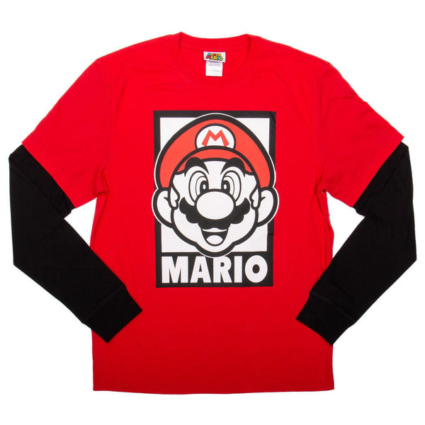 New with tags! Mario Men's Long Sleeve T-Shirt, Sz L!