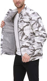 Brand new Men's Tommy Hilfiger Grey Camo Packable Down Puffer Jacket! Ultra Lightweight & Very Warm! Sz L! Retails $195US+