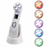 Mesotherapy Electroporation RF Skin Rejuvenation Device | LED Light Therapy! All The Benefits Of A Face Lift Without The Surgery! Includes box, no manual. Can find manual online!