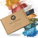 New MEYSPRING Two Tone Collection - Epoxy Resin Color Pigment - Mica Powder Set 100g! Great for DIY lip gloss, lipstick, eyeshadow, blush, and nail polish! Also great for Resin Art!