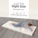 New Milliard Tri Folding Mattress with Washable Cover Space Saver Single Size (75 inches x 25 inches x 4 inches)
