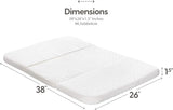 New Milliard Tri-Fold Pack N' Play Mattress - Plus Free Bonus Carry Case (26" x 38" x 1.5")