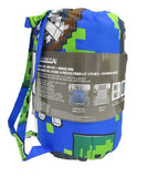 New Minecraft Twin 4 Piece Bed Set + Bonus Bag