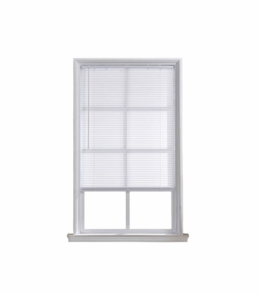 Mainstays 1" Cordless Light Filtering White Mini Blind, 26 in x 45 in