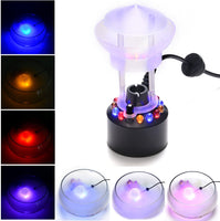 New in box! Fitnate Mist Maker, 12 LED Mister Fogger Water Fountain Pond Fog Machine Atomizer Air Humidifier, Mini Size Large Capacity of Mist with Splash Guard