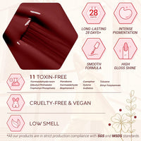 New in box! Modelones Gel Nail Polish 6 Colors, Gel Polish Set Purple Red Nail Gel Polish Soak Off Gel Polish Kit for Starters DIY Home