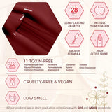 New in box! Modelones Gel Nail Polish 6 Colors, Gel Polish Set Purple Red Nail Gel Polish Soak Off Gel Polish Kit for Starters DIY Home